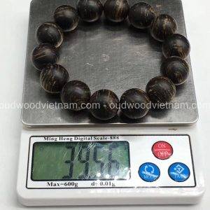 Vietnam agarwood Beaded Bracelet – Natural agarwood mala Beads Bracelet – Agarwood Meditation mala Beads – aloeswood Beads Bracelet – Tibetan mala Prayer Beads - agarwood Prayer Beads - Sinkable agarwood