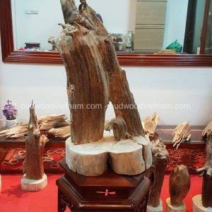 Rare Fragrance Agarwood Aloeswood Handy Sculpture Art Colletion Fengshui 3