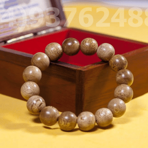 Vietnam agarwood Beaded Bracelet – Natural agarwood mala Beads Bracelet – Agarwood Meditation mala Beads – aloeswood Beads Bracelet – Tibetan mala Prayer Beads - agarwood Prayer beads 20