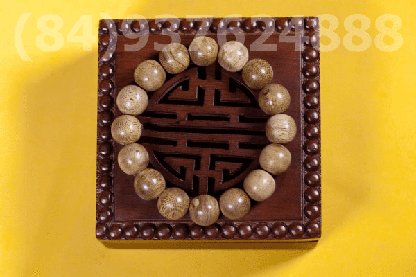 Vietnam agarwood Beaded Bracelet – Natural agarwood mala Beads Bracelet – Agarwood Meditation mala Beads – aloeswood Beads Bracelet – Tibetan mala Prayer Beads - agarwood Prayer beads 20