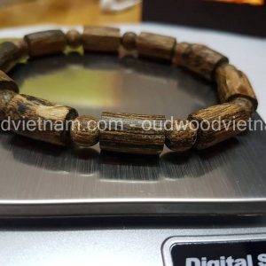Vietnam agarwood Beaded Bracelet – Natural agarwood mala Beads Bracelet – Agarwood Meditation mala Beads – aloeswood Beads Bracelet – Tibetan mala Prayer Beads - agarwood Prayer Beads 12