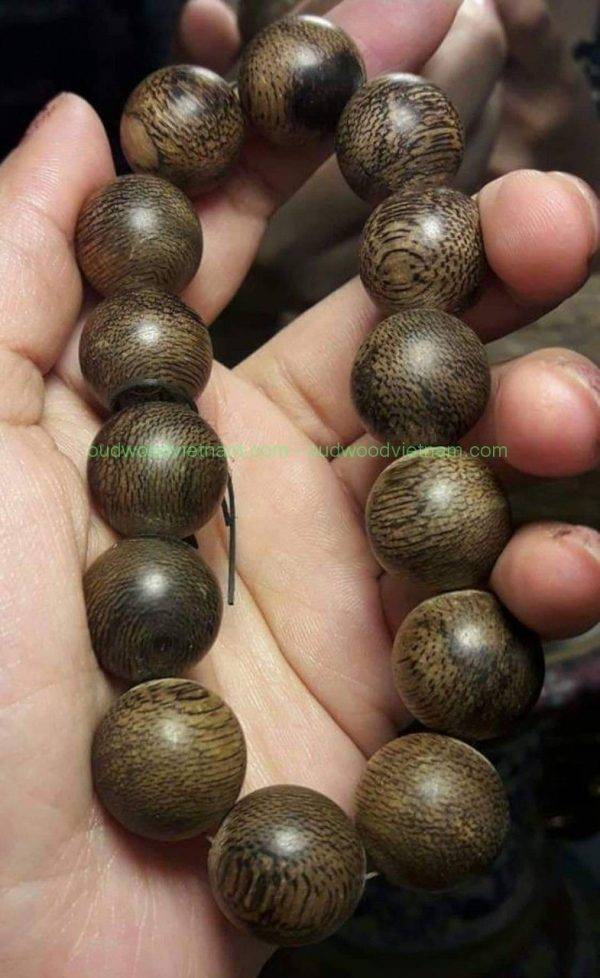 Vietnam agarwood Beaded Bracelet – Natural agarwood mala Beads Bracelet – agarwood Meditation mala Beads – aloeswood Beads Bracelet – Tibetan mala Prayer Beads - agarwood Prayer Beads 1