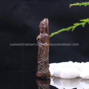 Viet Nam Nha Trang Sinkable Ky Nam, Ki nam, Kyara, Qi nan, Calambac, 沉香木奇楠 - Guan Yin Buddha 1