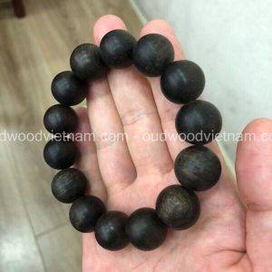 Vietnam agarwood Beaded Bracelet – Natural agarwood mala Beads Bracelet – Agarwood Meditation mala Beads – aloeswood Beads Bracelet – Tibetan mala Prayer Beads - agarwood Prayer Beads - Sinkable agarwood 2