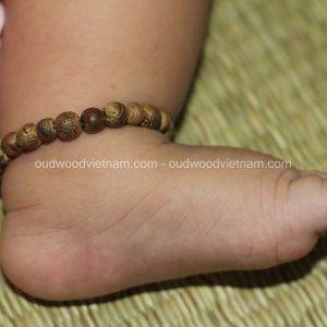 Vietnam agarwood Beaded Bracelet – Natural agarwood mala Beads Bracelet – Agarwood Meditation mala Beads – aloeswood Beads Bracelet – Tibetan mala Prayer Beads - agarwood Prayer Beads 12