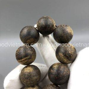 Vietnam agarwood Beaded Bracelet – Natural agarwood mala Beads Bracelet – Agarwood Meditation mala Beads – aloeswood Beads Bracelet – Tibetan mala Prayer Beads - agarwood Prayer Beads - Sinkable agarwood 1