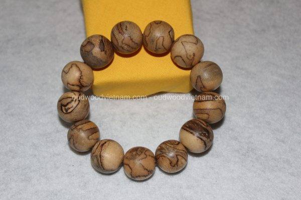Vietnam agarwood Beaded Bracelet – Natural agarwood mala Beads Bracelet – Agarwood Meditation mala Beads – aloeswood Beads Bracelet – Tibetan mala Prayer Beads - agarwood Prayer Beads 7