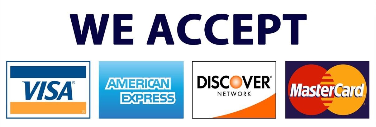Visa - Master Card - Discovery - American Express