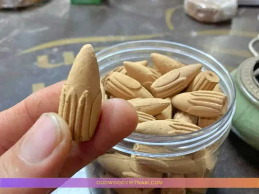 Agarwood Incense Cone 100% Wild Agarwood 100g (2)