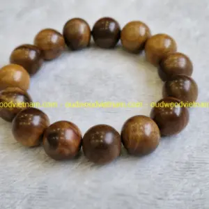 Chinese Fir Wooden Blessing Bracelet - 16mm Bead