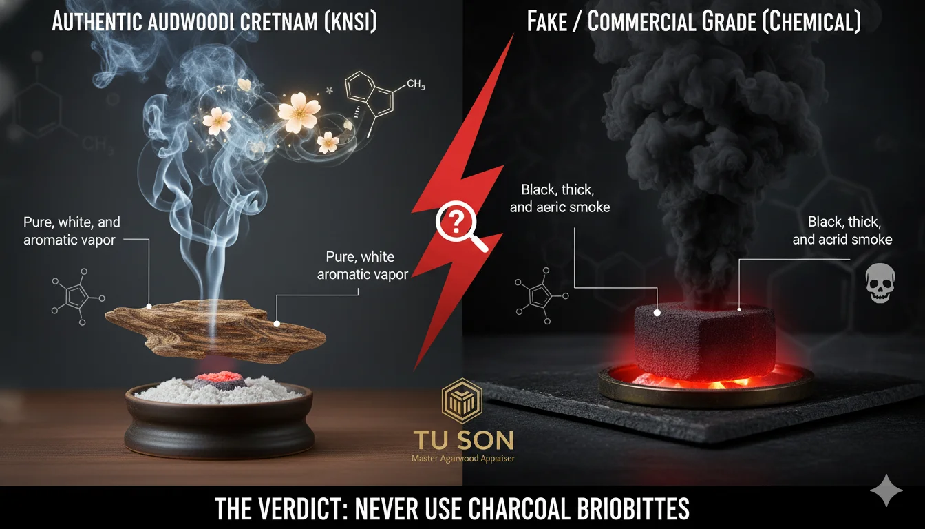 Can You Use a Charcoal Briquette to Burn Premium Oud
