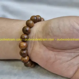 Chinese Fir Wooden Blessing Bracelet - 10mm Bead